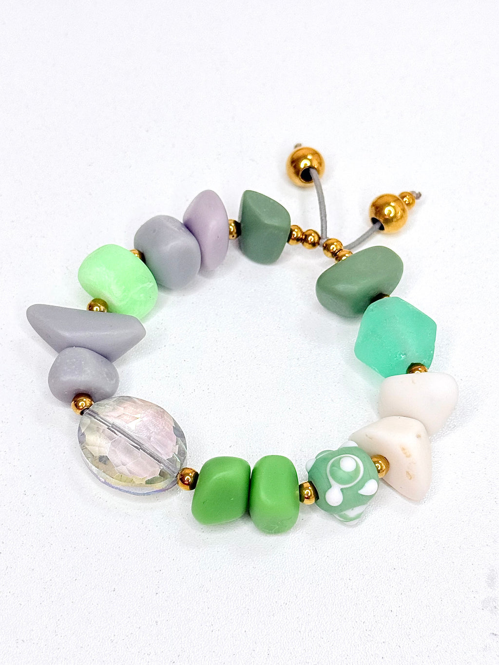 Green & Gray Bracelet