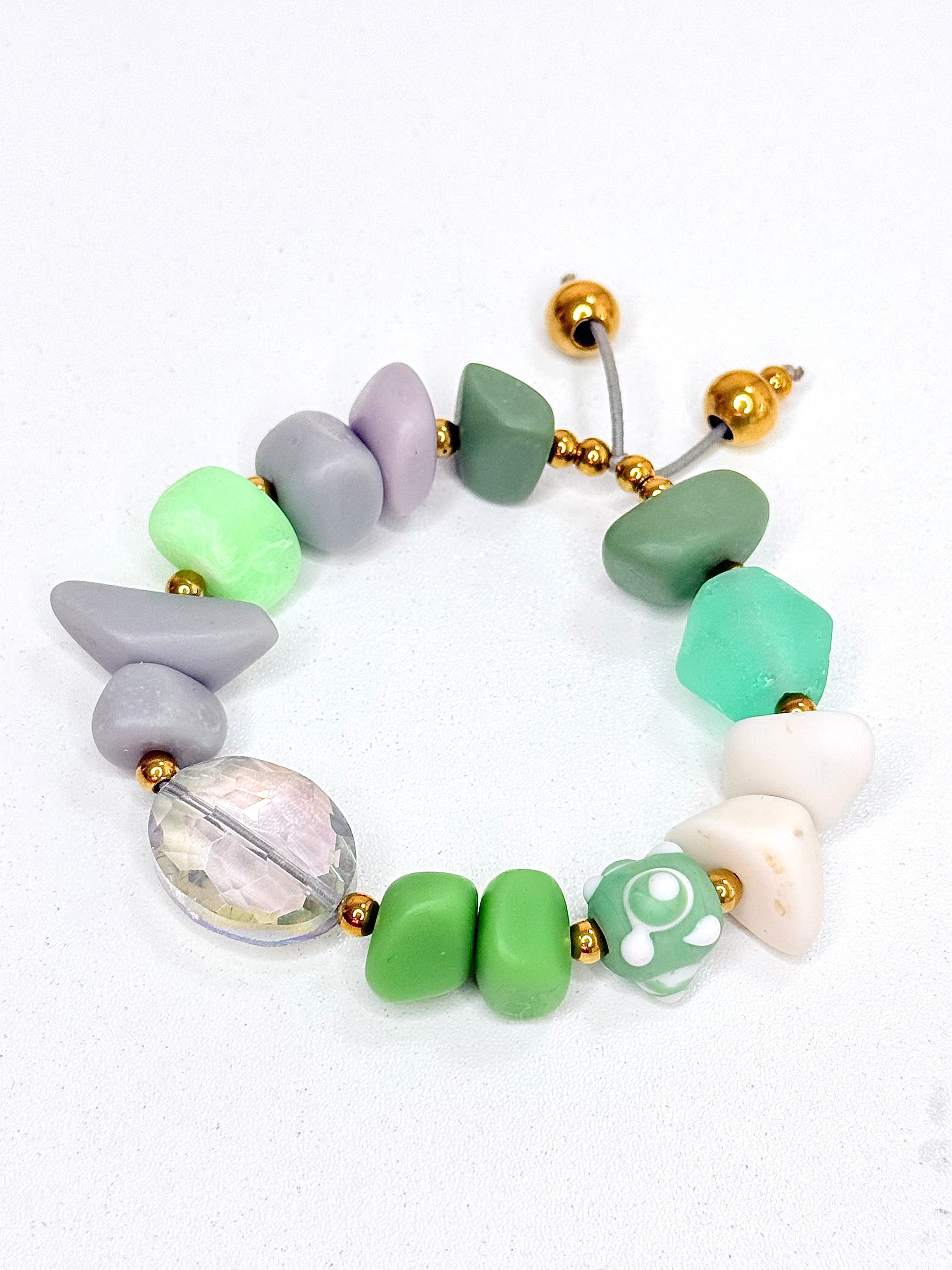 Green & Gray Bracelet