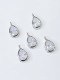 Silver Drop Charms (no traen cadena, solo el charm)