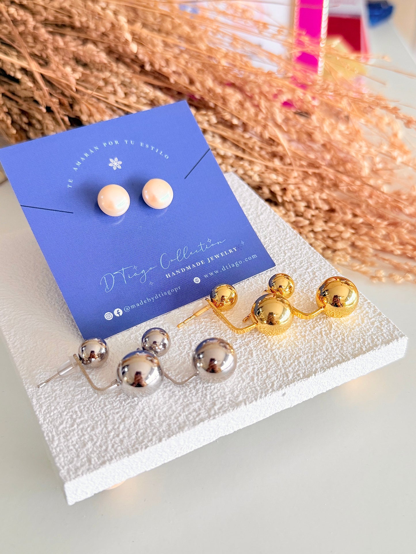 Pre-Orden (7-9Julio) Gold & Silver Alena Earrings! BEST SELLER✨