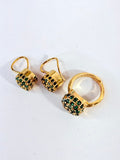 Esmeralda Set Ring and Earrings