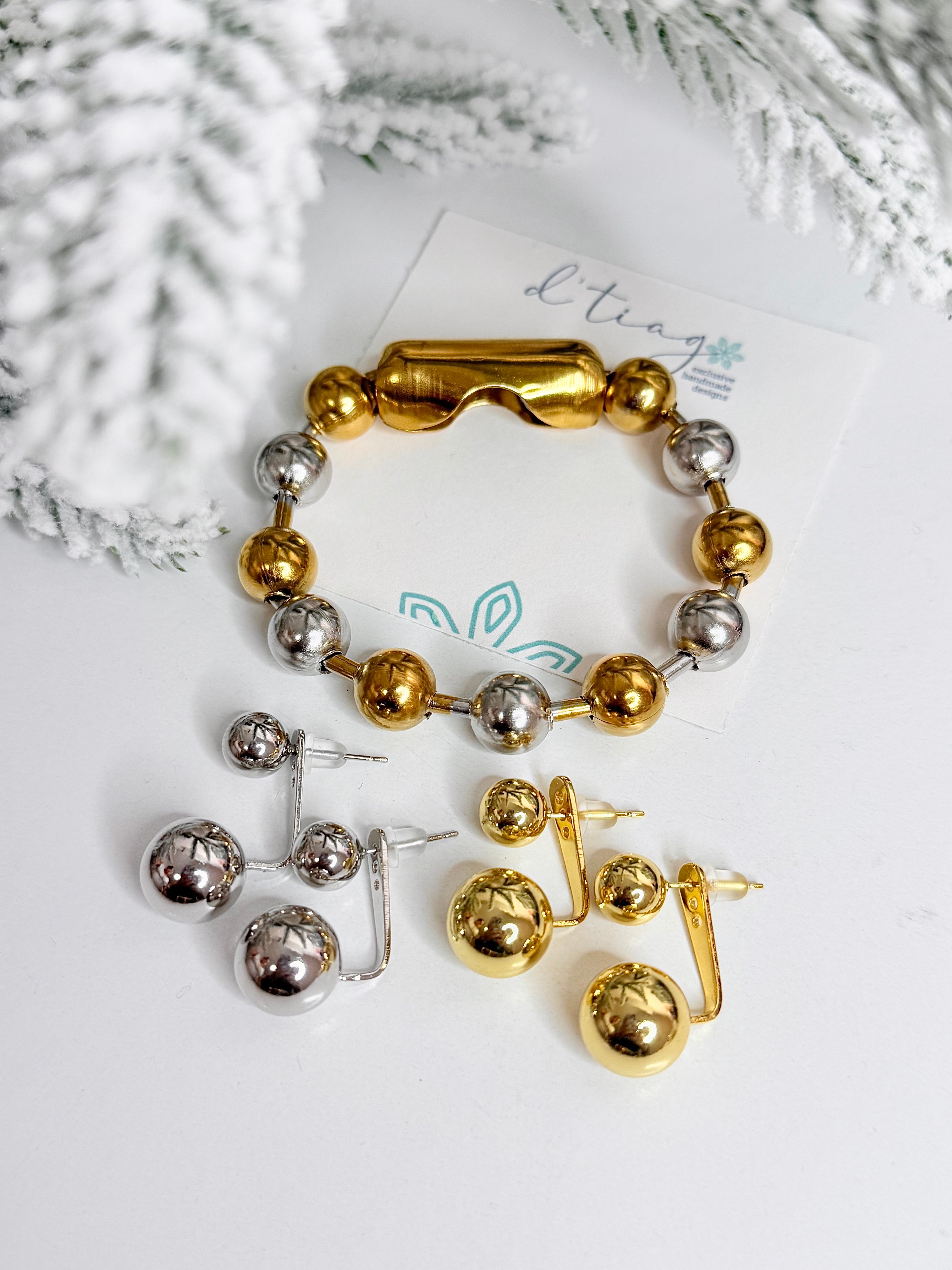 Top Seller Set Alena & Nina Bracelet/Earrings