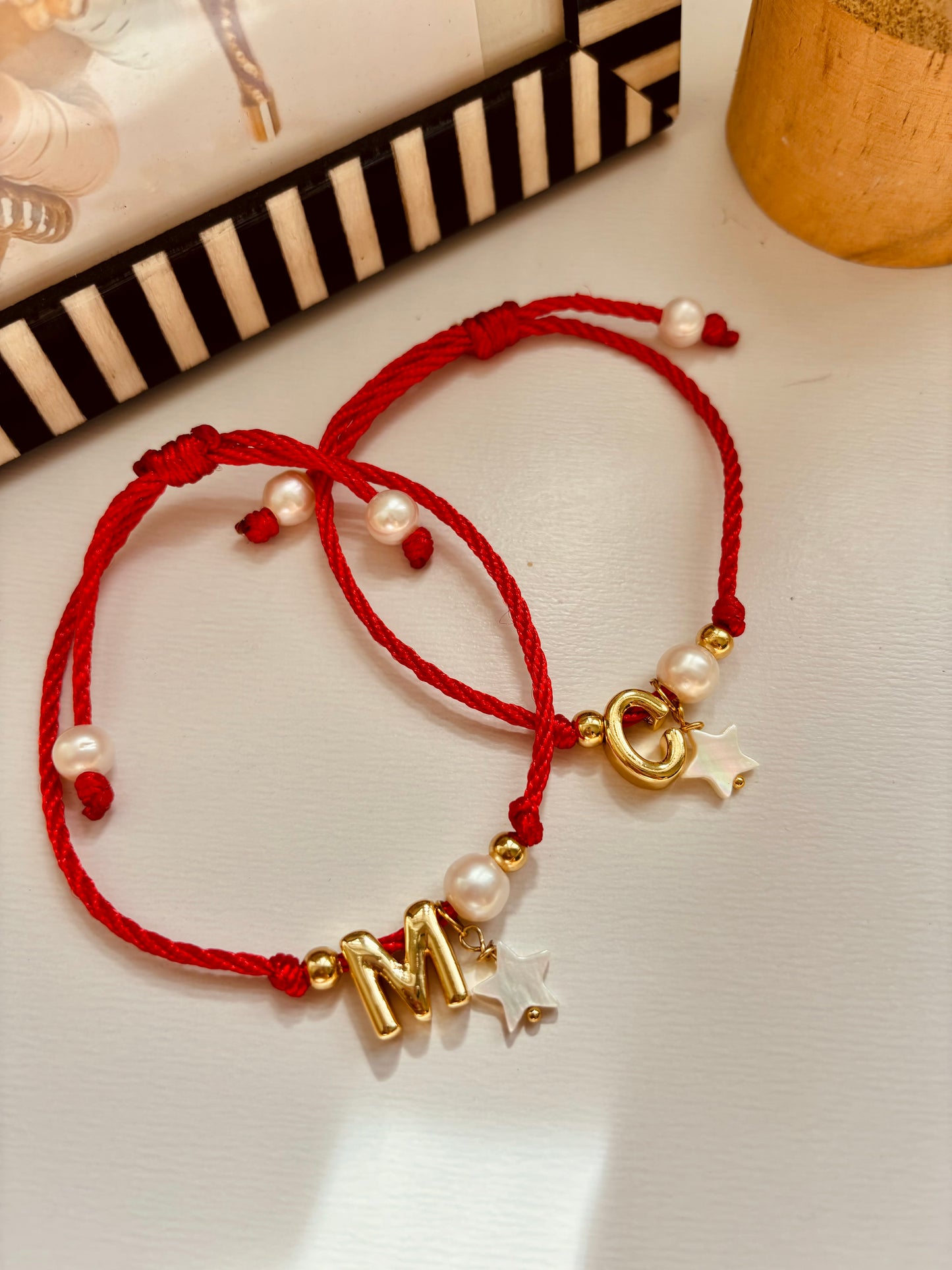 Red Letter Bracelet