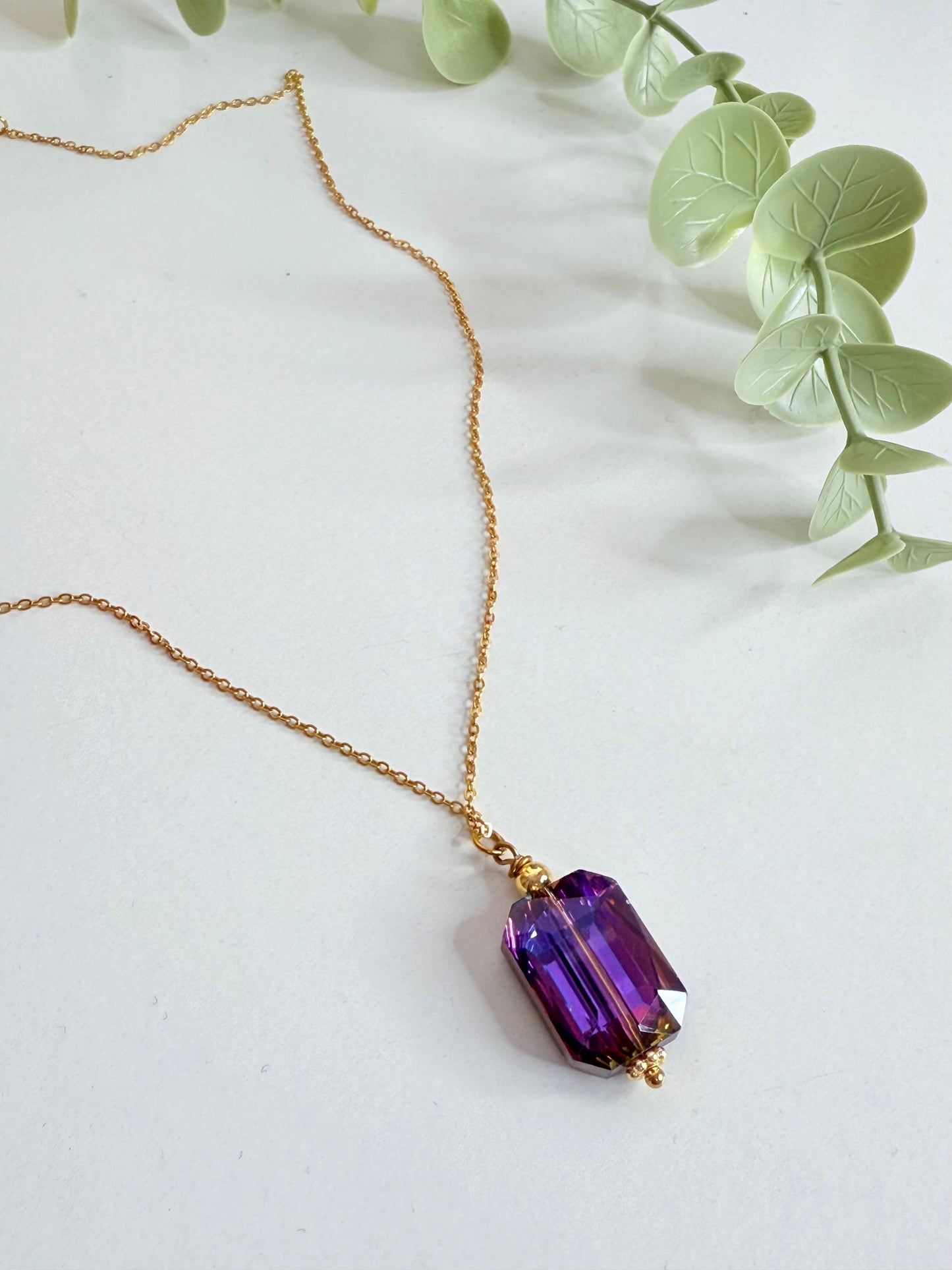 Luz Marina Purple Necklace
