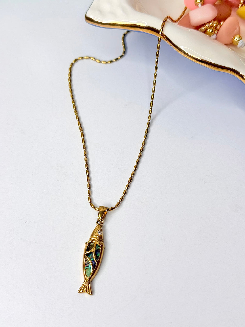 Marmol Fish Necklace