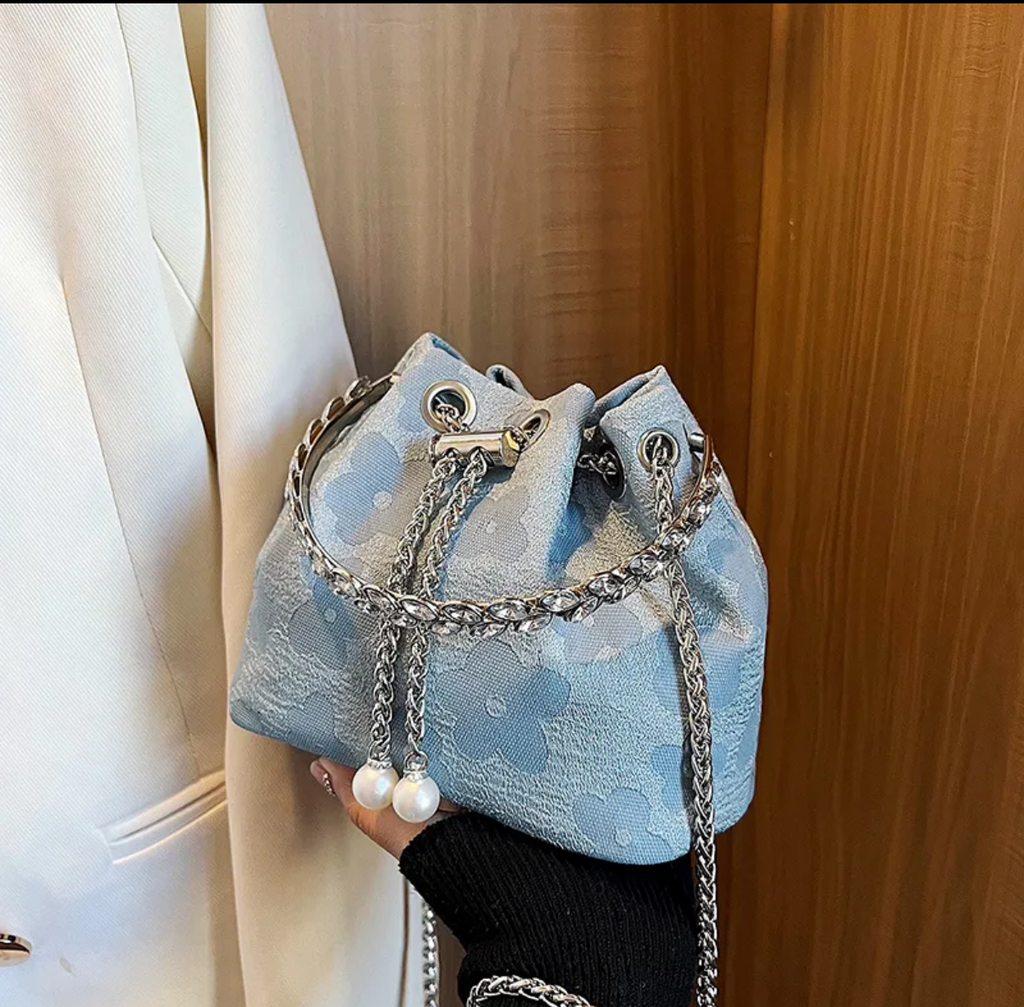 Blue Flower Zara Bag