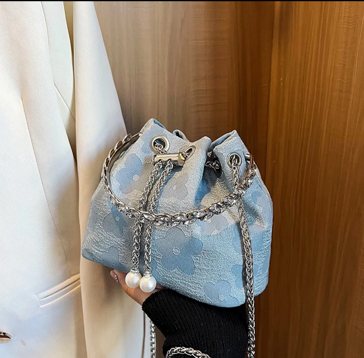 Blue Flower Zara Bag