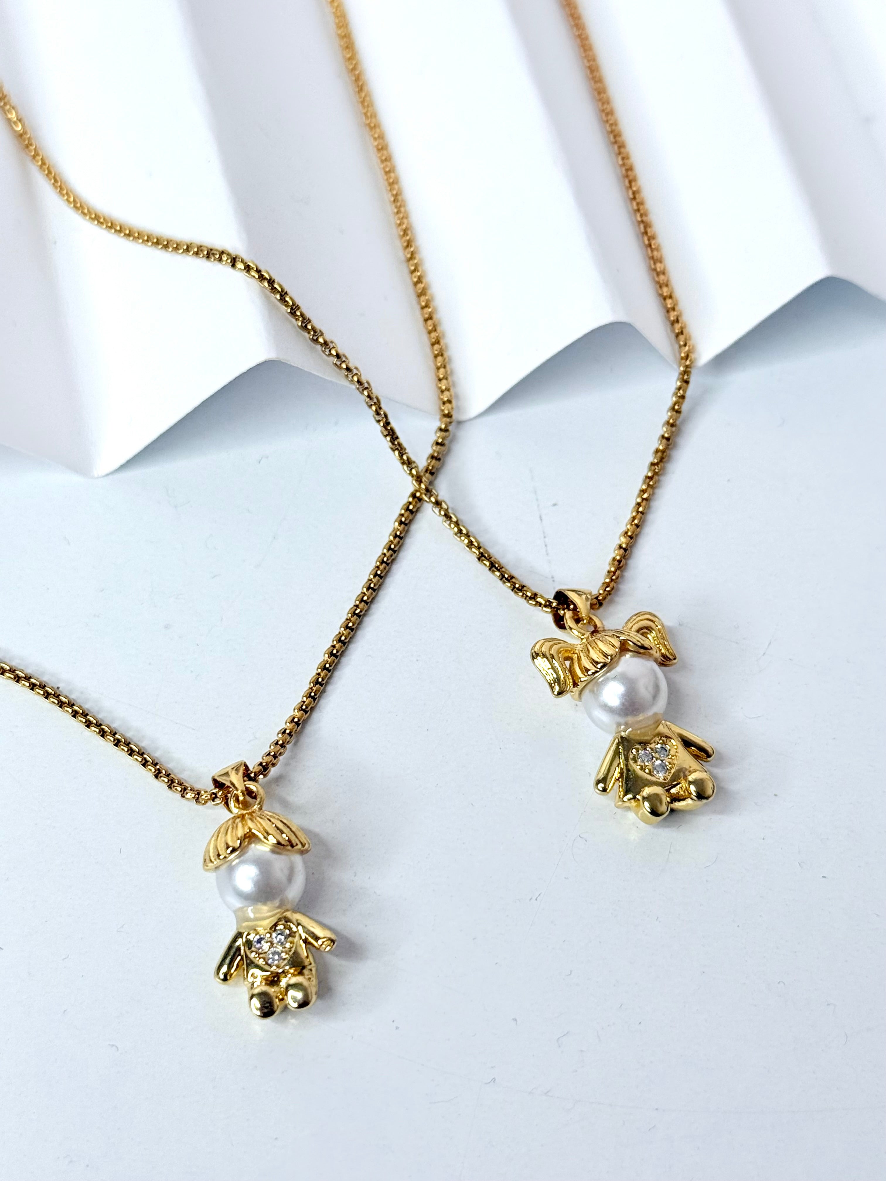 Para mama: Nena y Nena Pearl Necklace