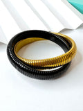 Black & Gold Chunky Bracelet