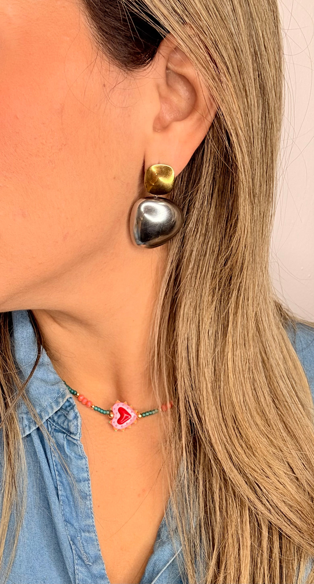 Marie Dos Tono Earrings