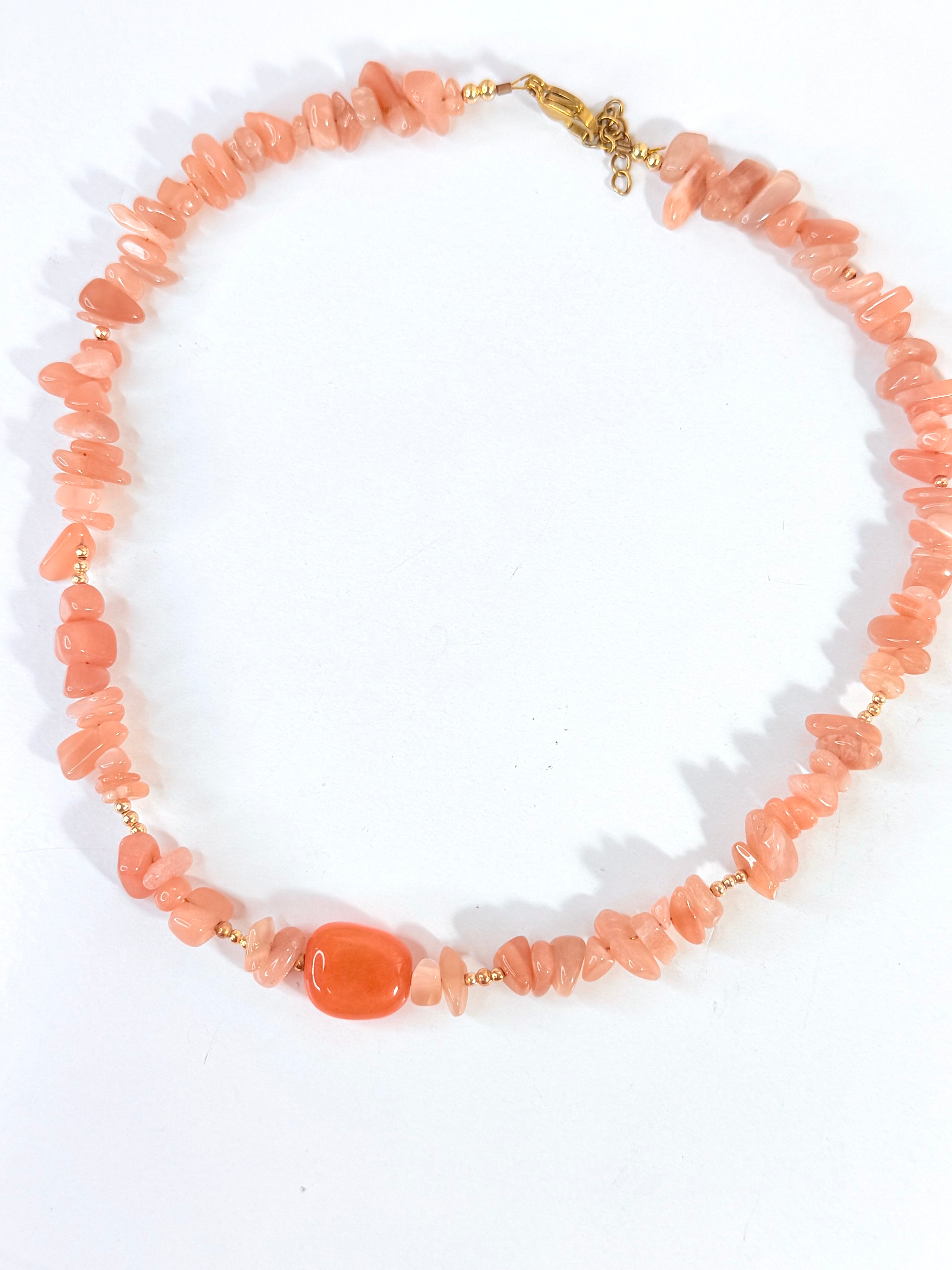 Picua Beach #2 Necklace Orange