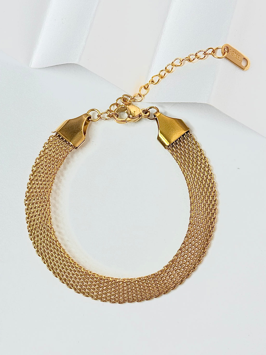 Chunky Snake Gold Bracelet