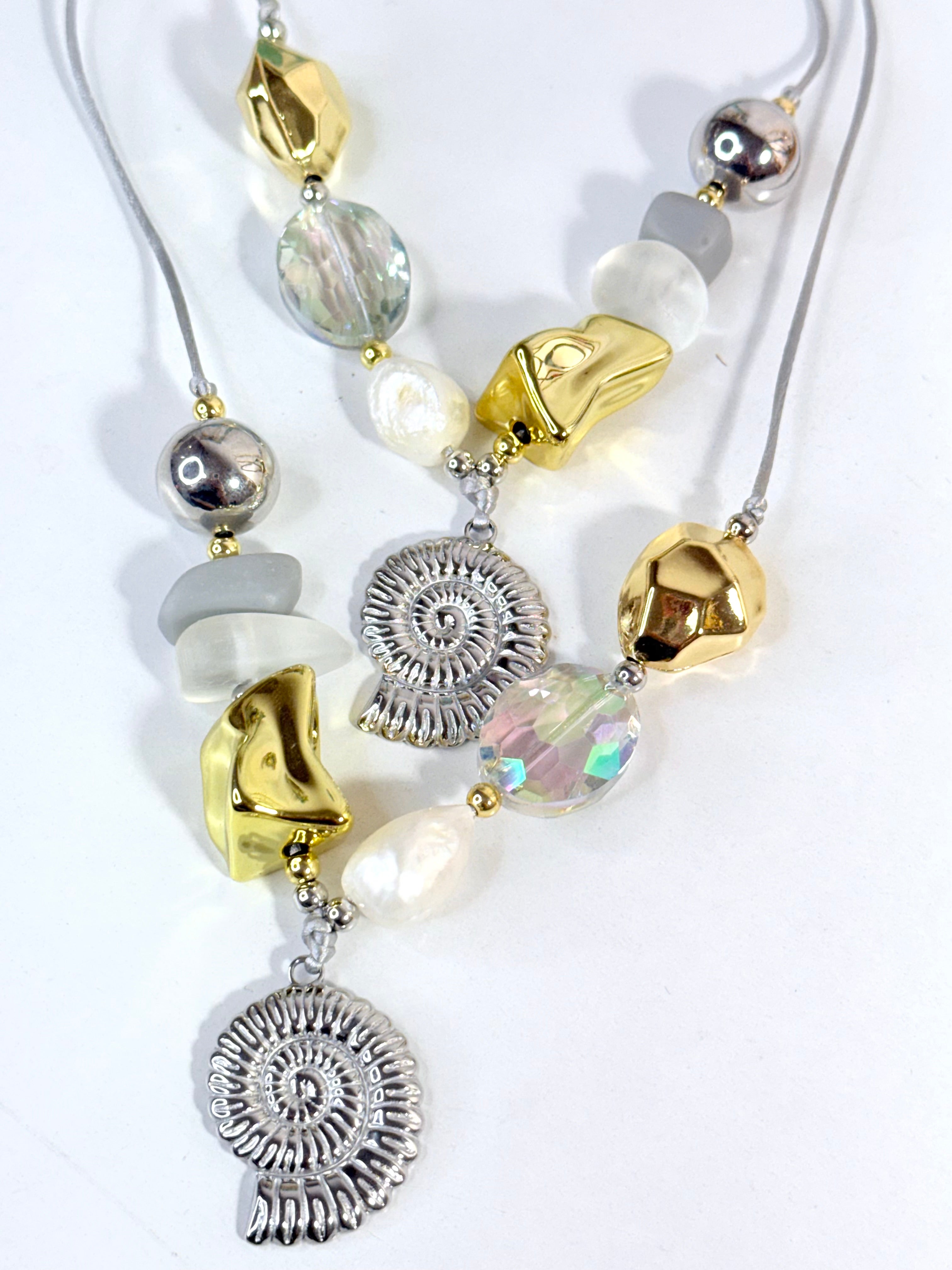 Silver and Gold Necklace