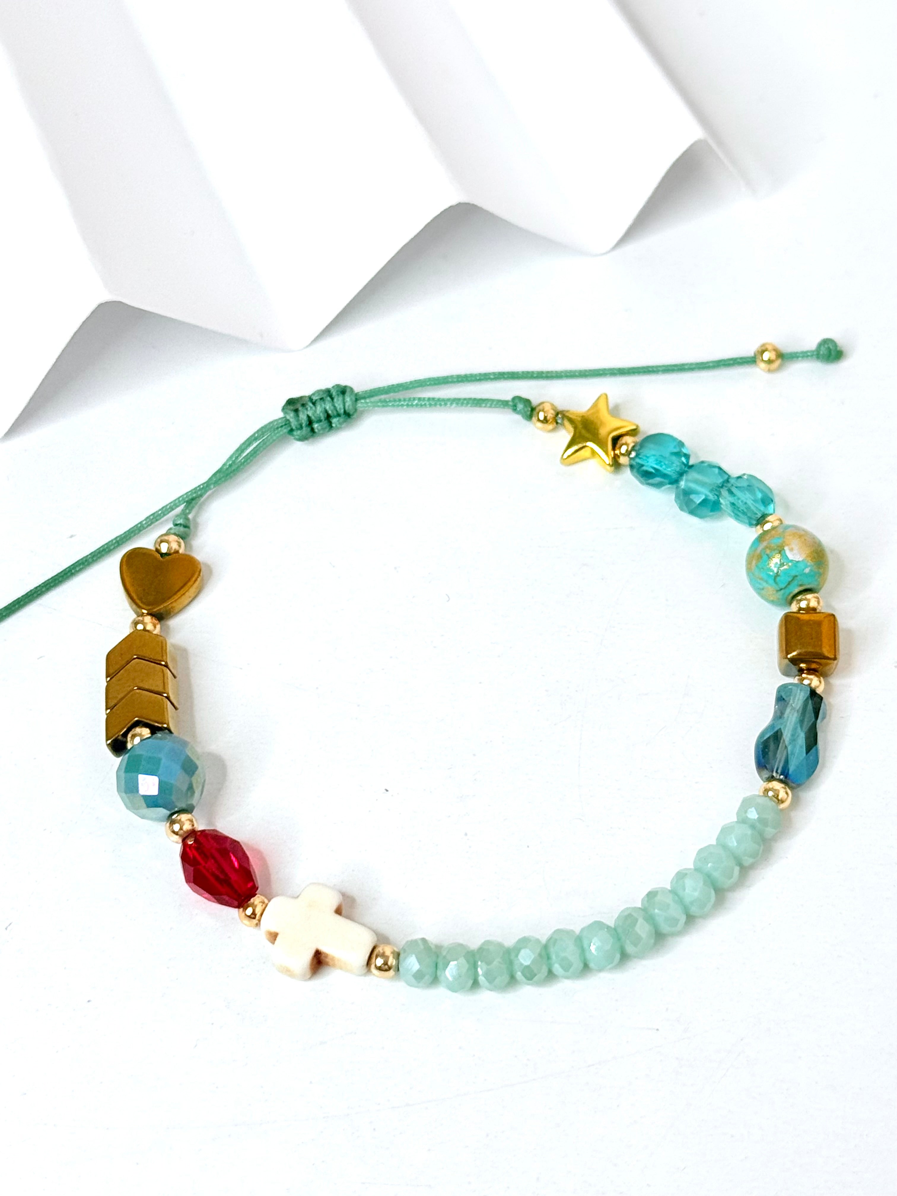 Historia de Jesus Bracelet - Dtiago Edition hdj Aqua- Turquesa