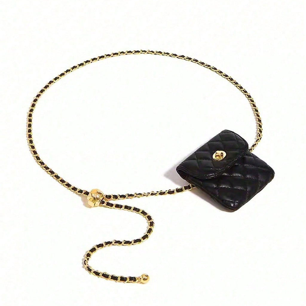 Black Belt Zara Bag (estilo correa)