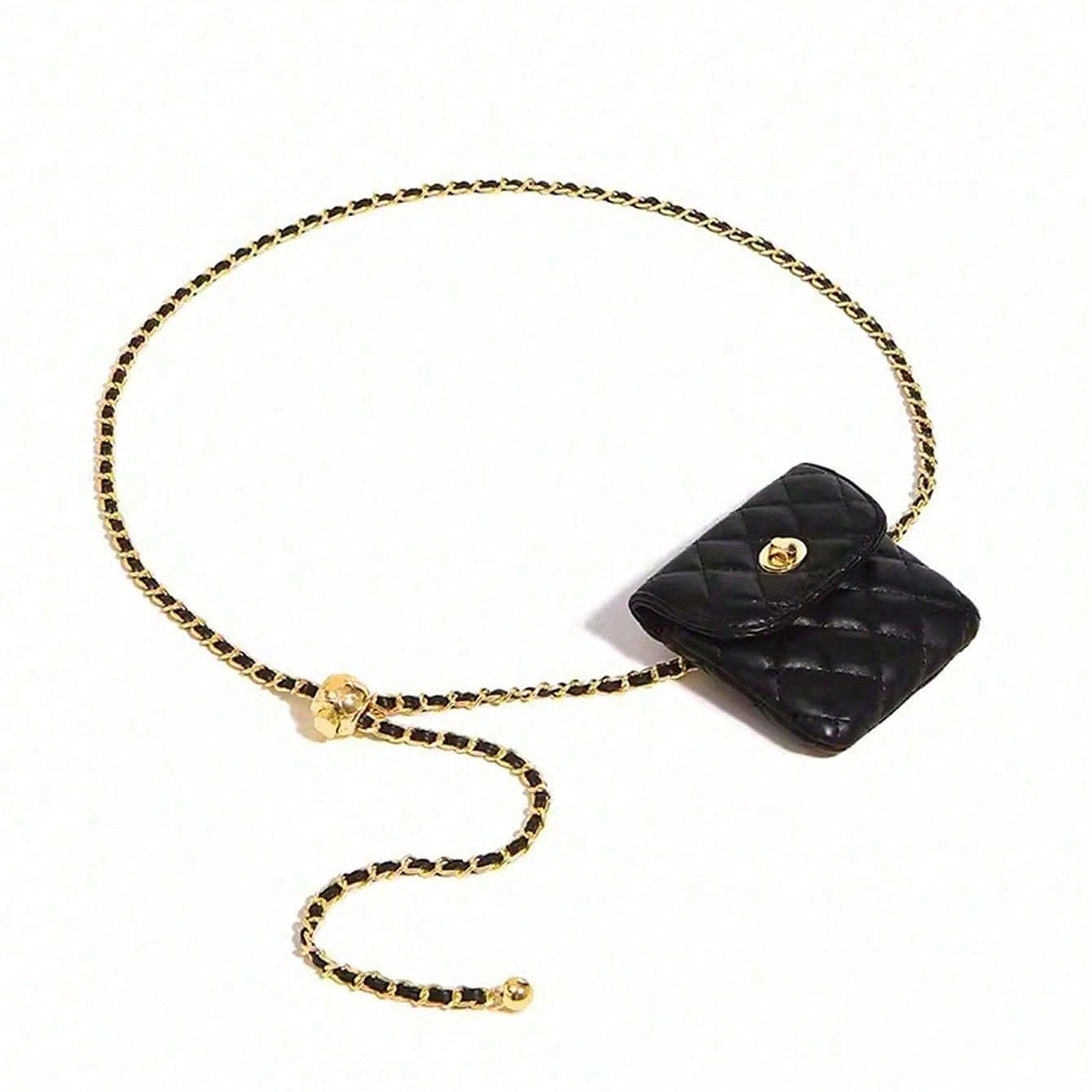 Black Belt Zara Bag (estilo correa)