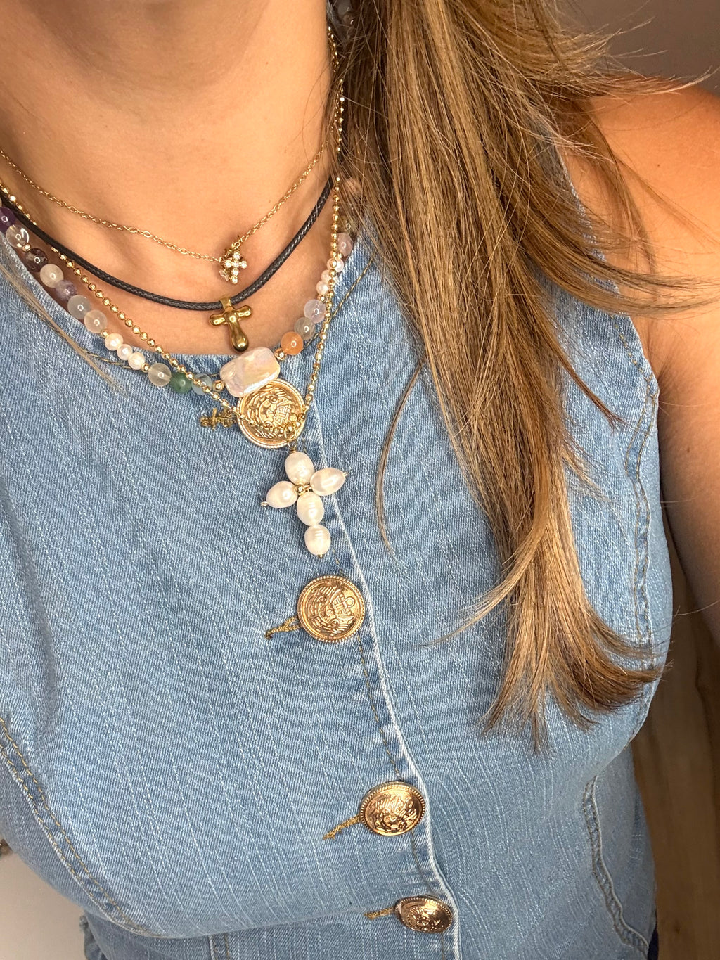 Reina de Perla Necklace- Hdj