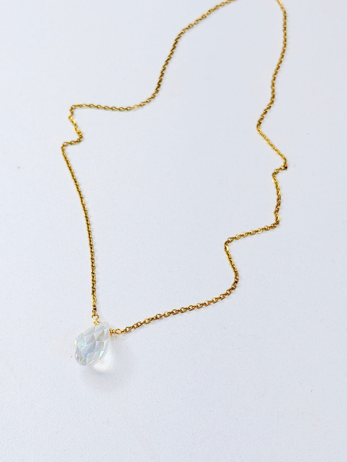 Clear boreal Drop Necklace