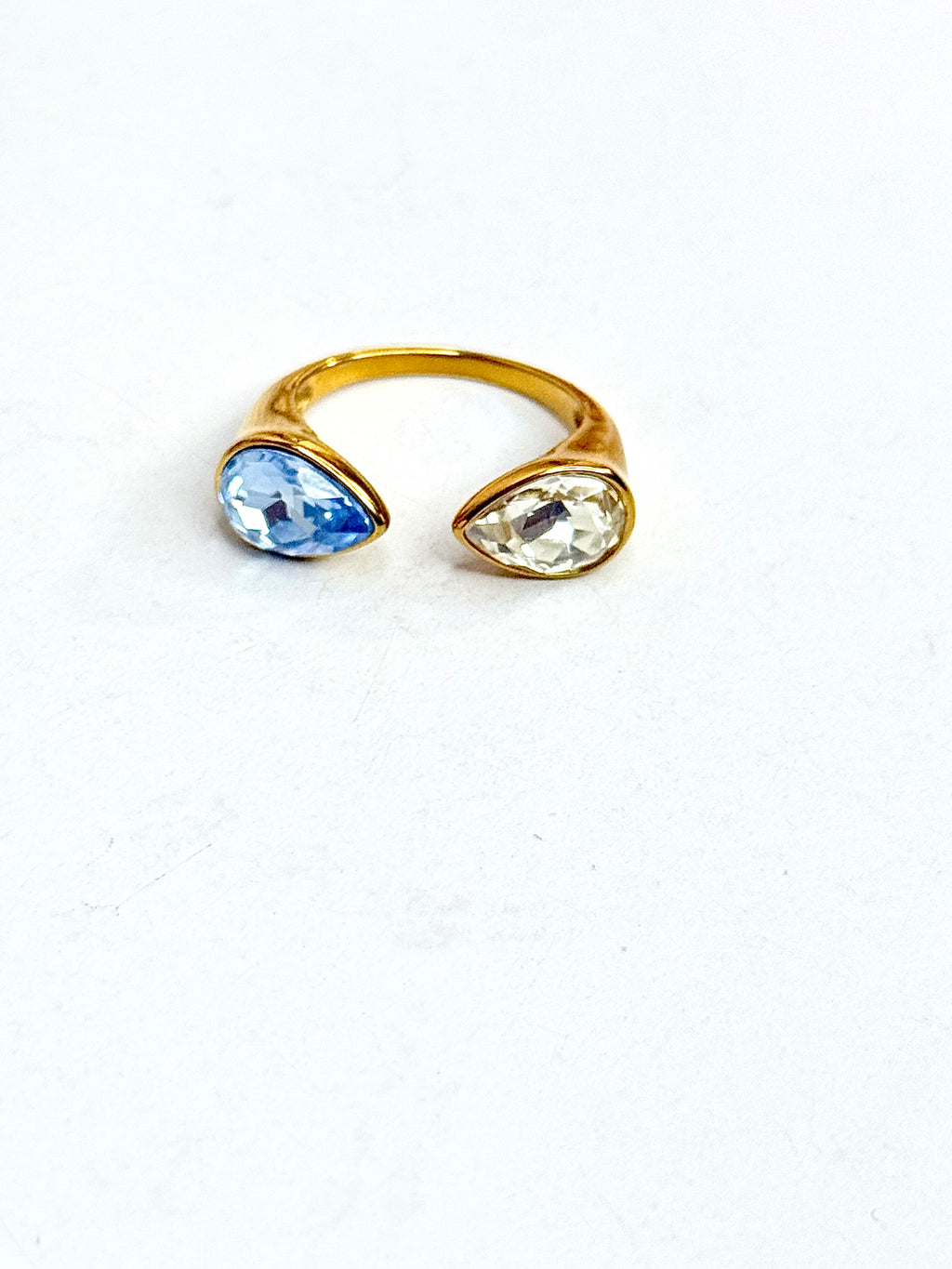 September Blue and Cristal Ring