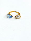 September Blue and Cristal Ring