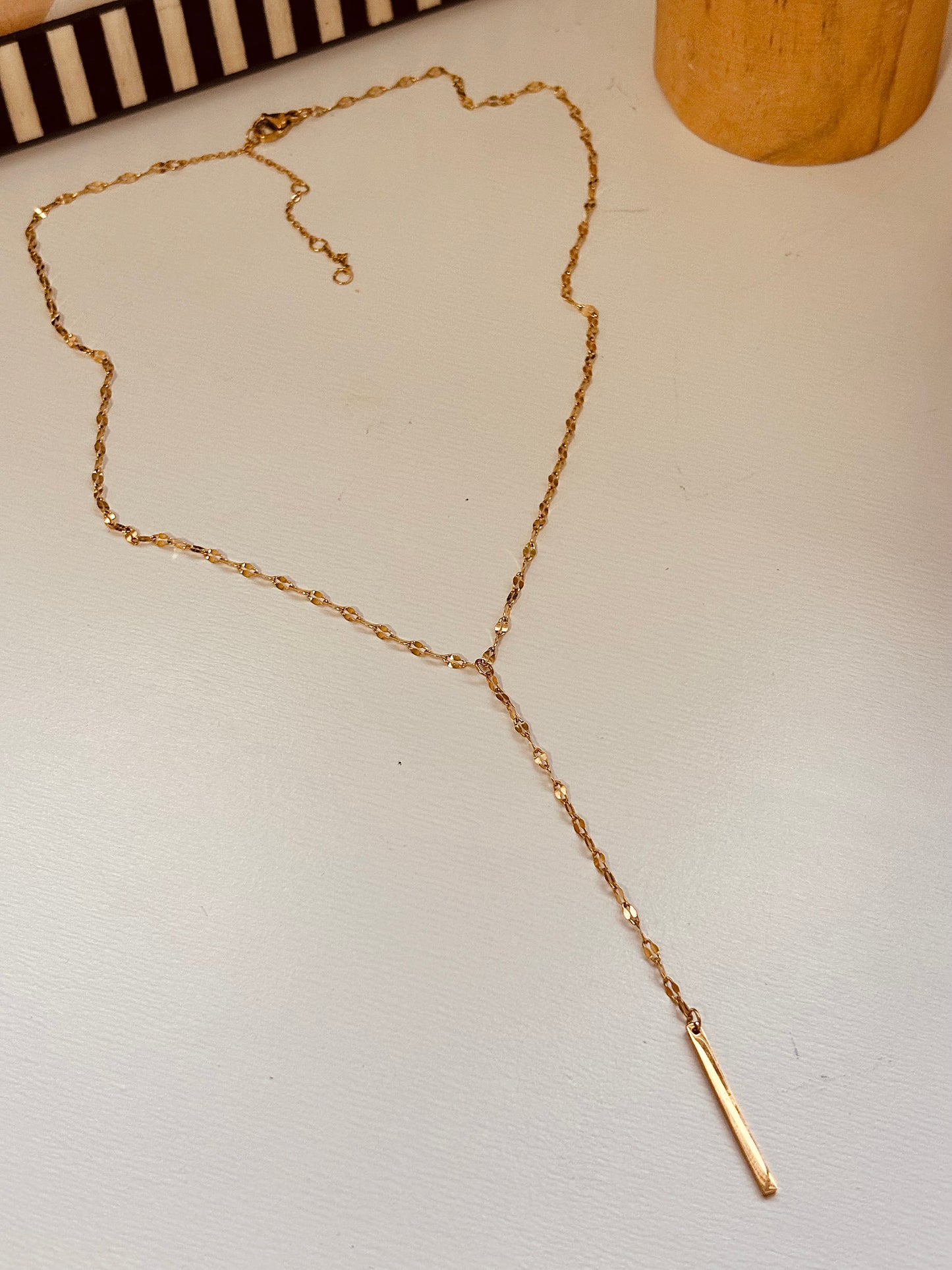 Long Gold Necklace