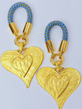 Blue Heart Keychain