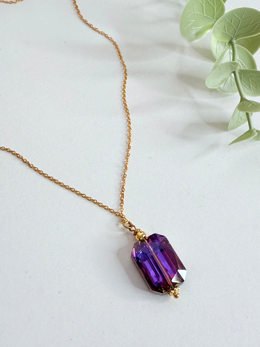 Luz Marina Purple Necklace