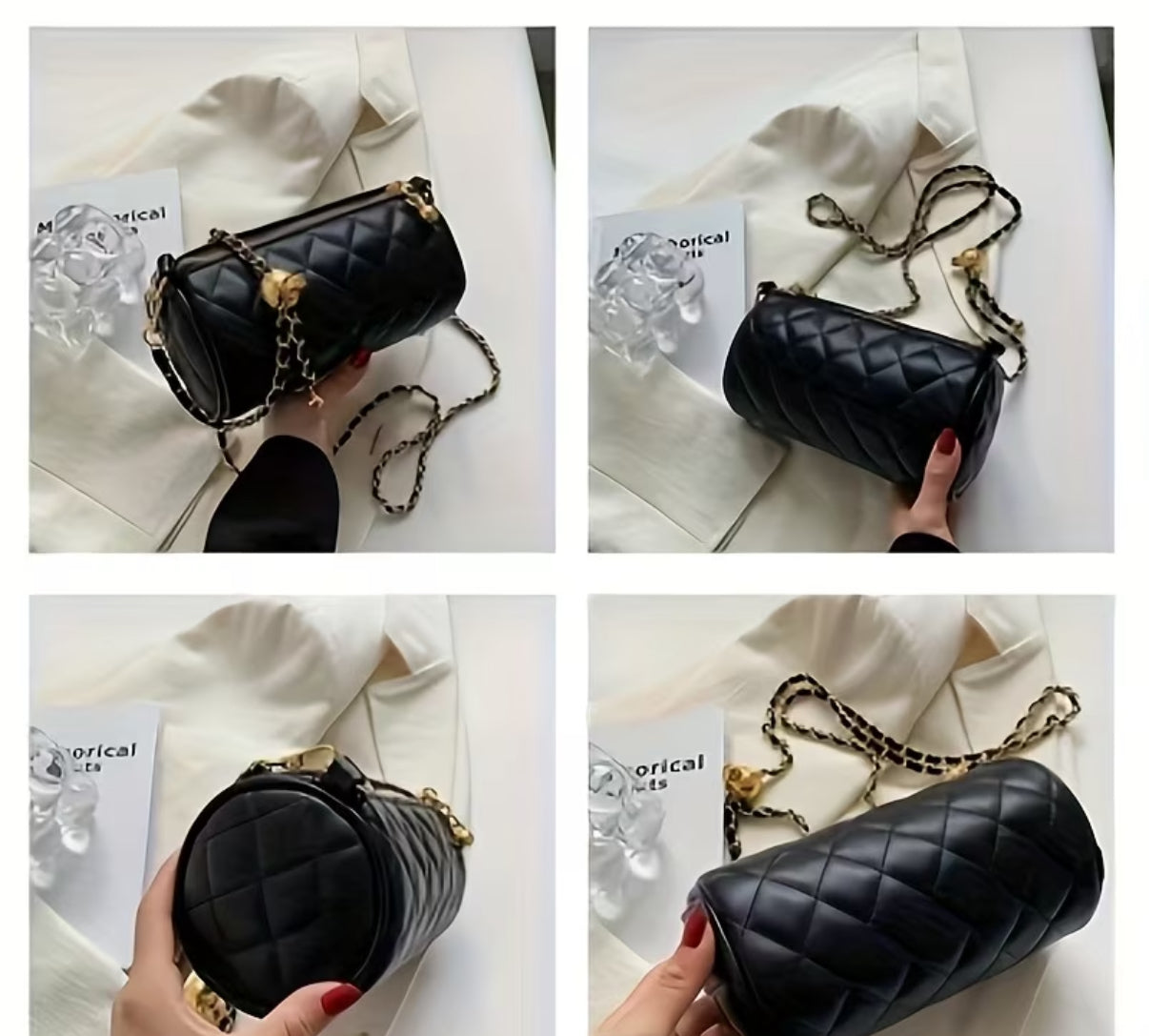 Diamond Black Zara Bag