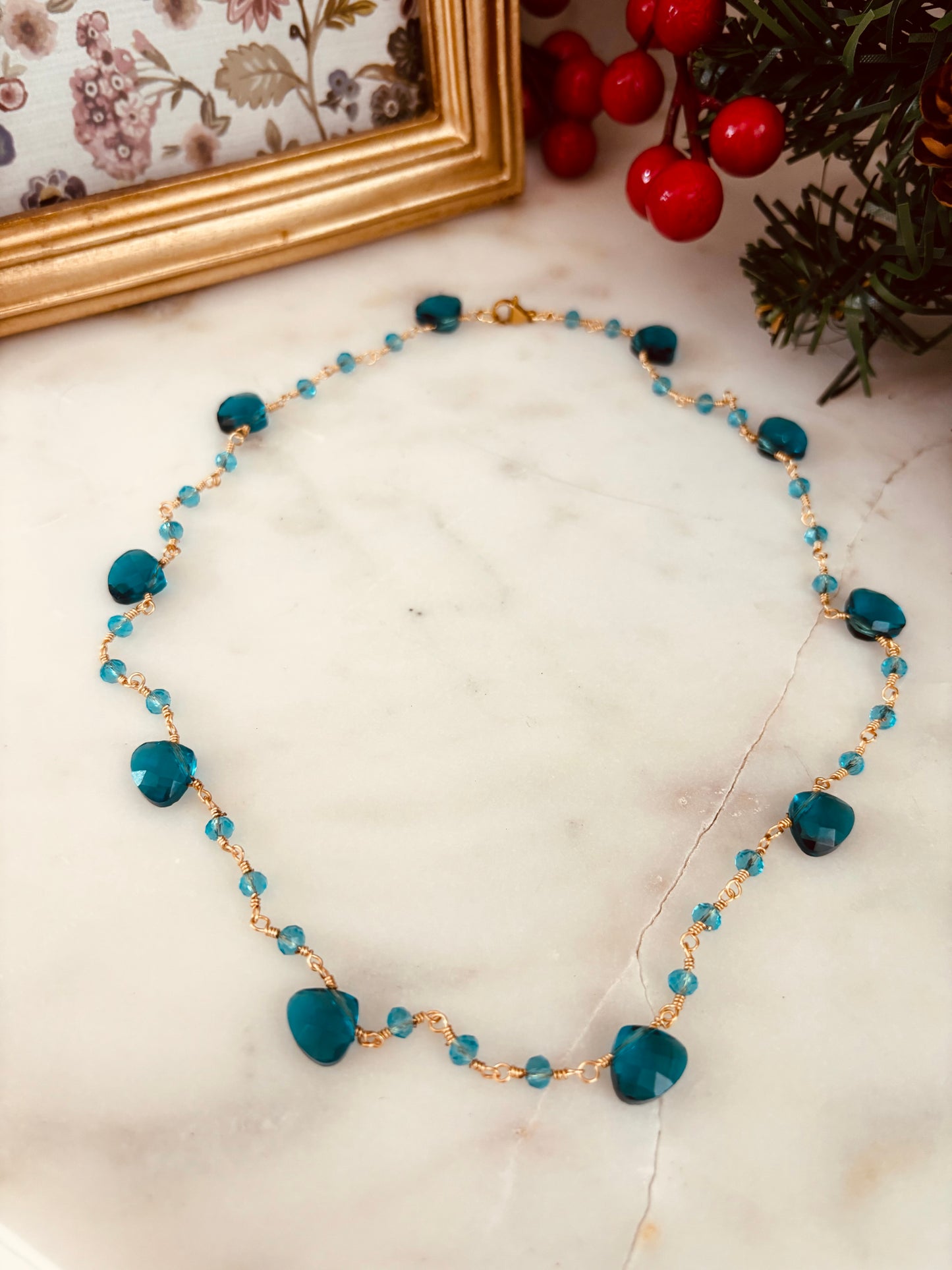 Blue Cristal Necklace