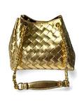 Gold Tote Zara Bag