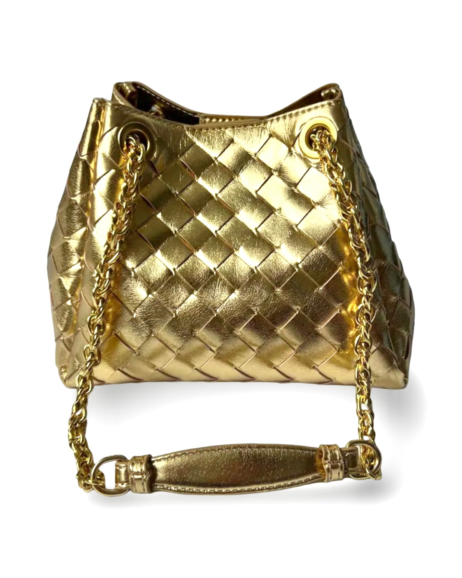 Gold Tote Zara Bag