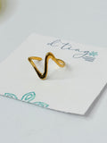 Single wave Ring