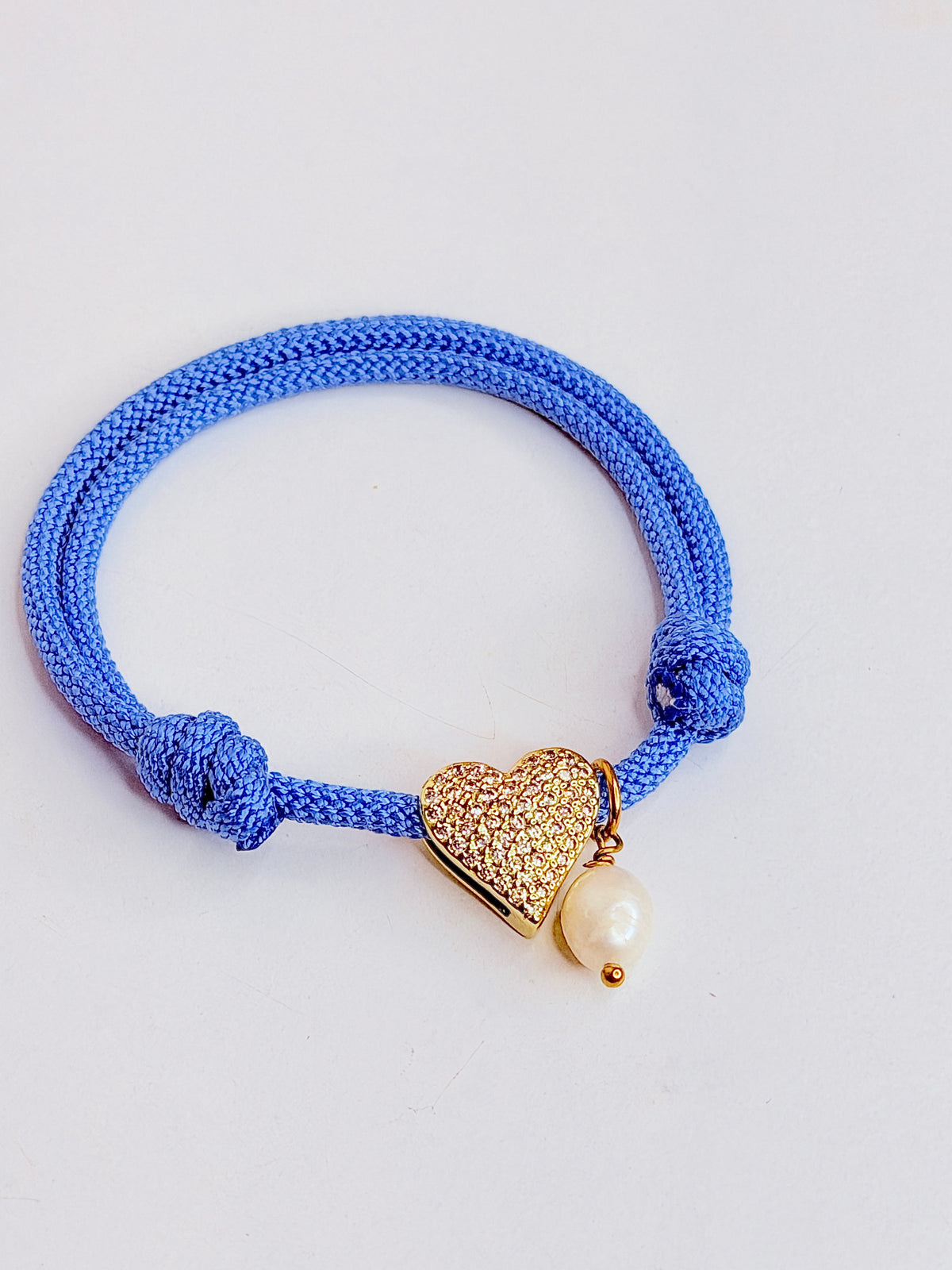 Mila Heart Bracelet (azul)