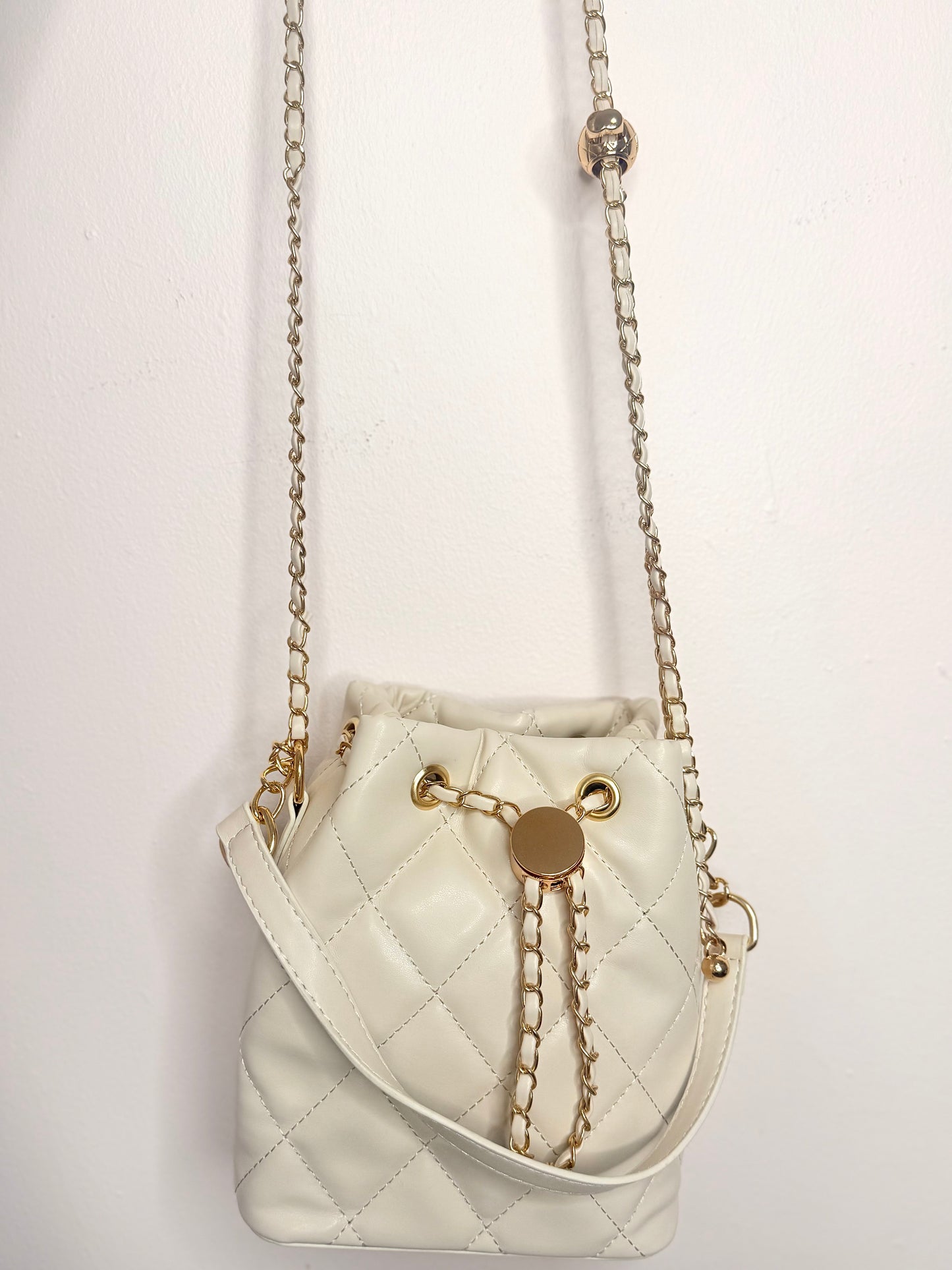 Bucket Zara Bag crema