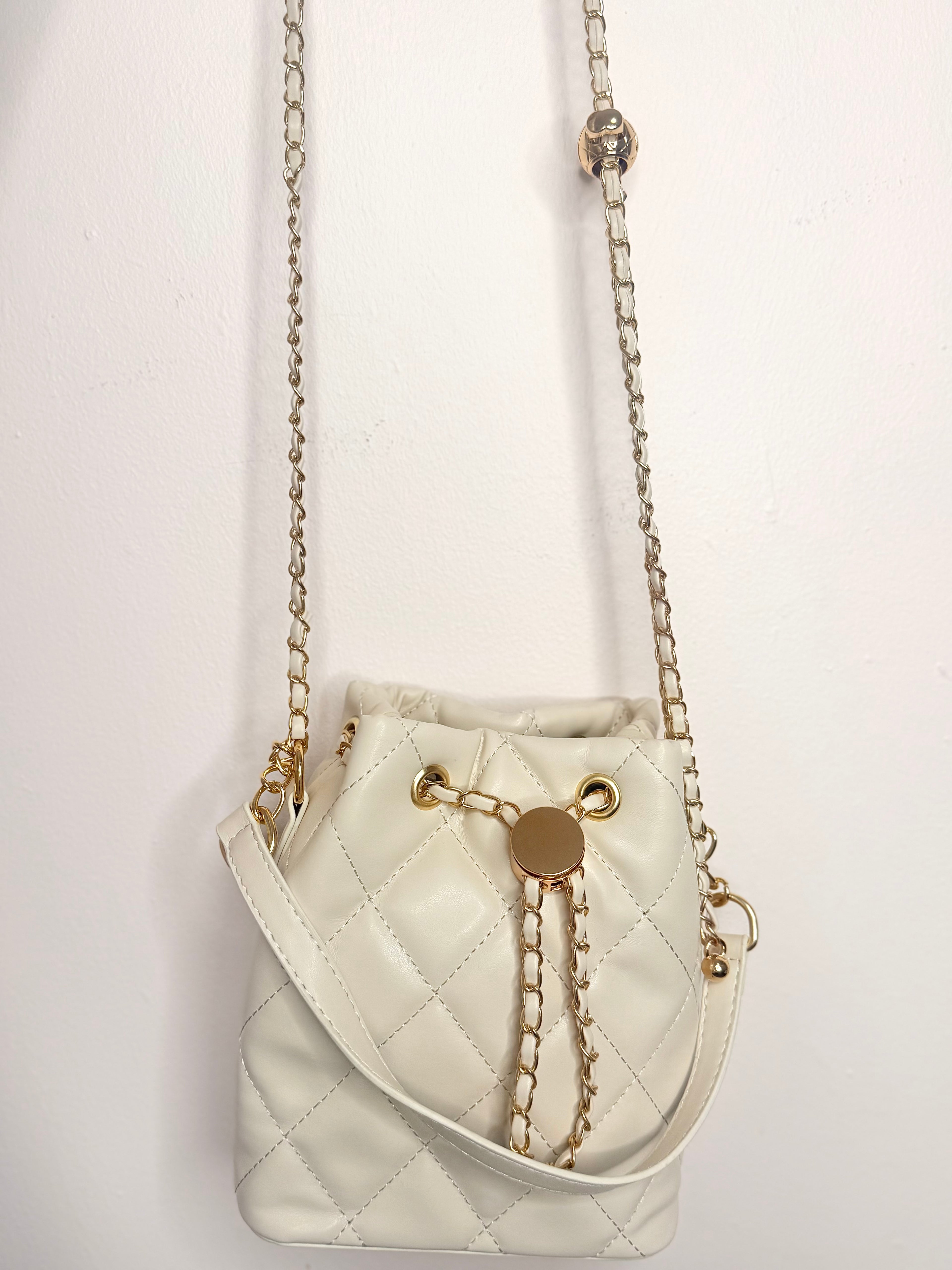 Bucket Zara Bag crema
