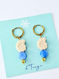 Blue Shell Earrings