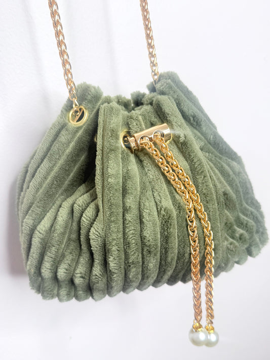 Velvet Green Zara Bag