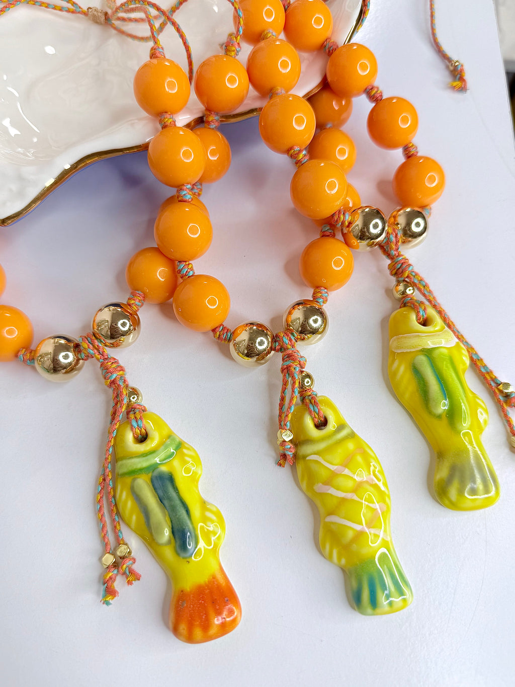 Valencia Necklace- Naranja