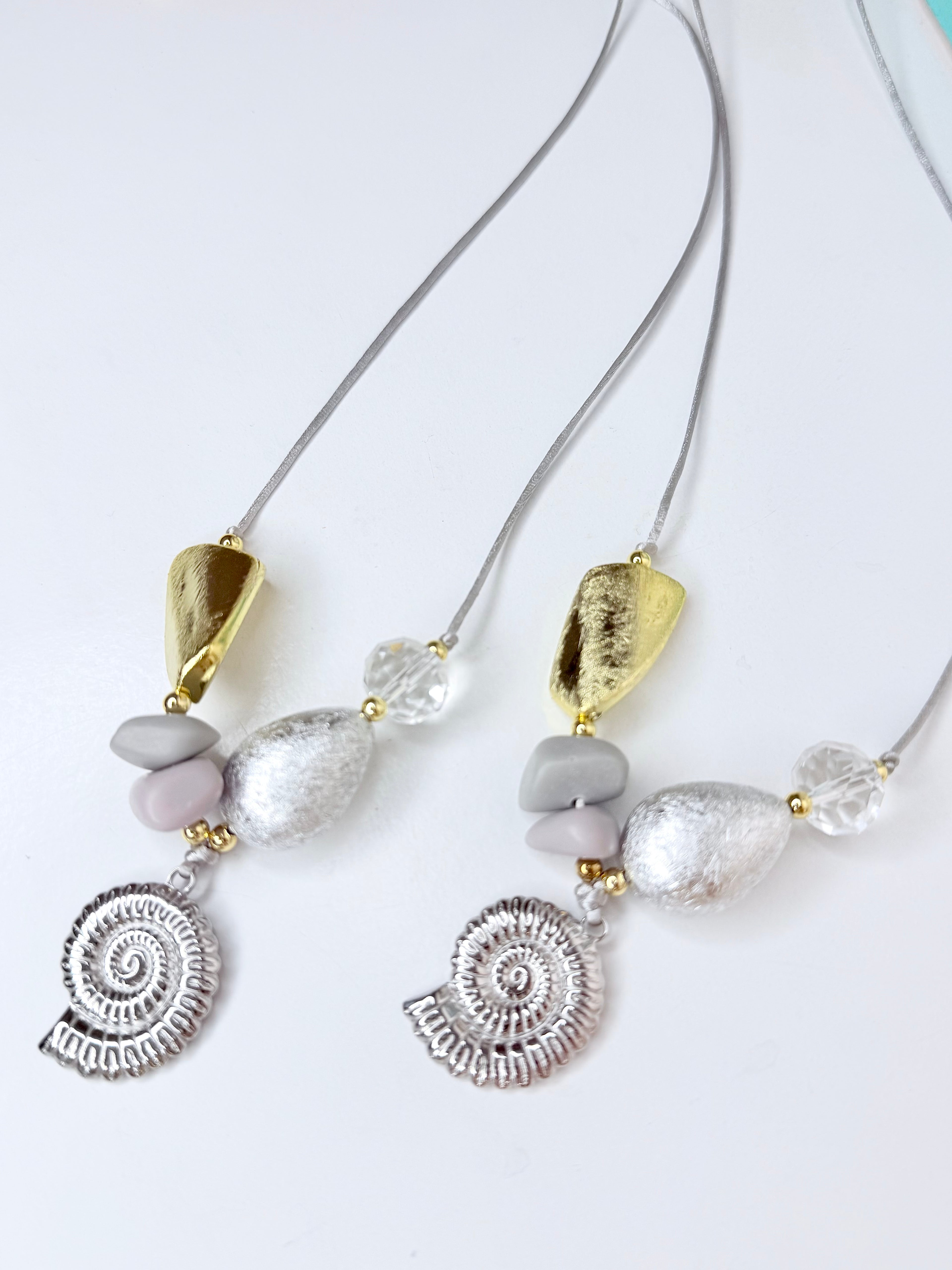 Silver & Gold long Necklace
