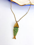 Green Fish Necklace