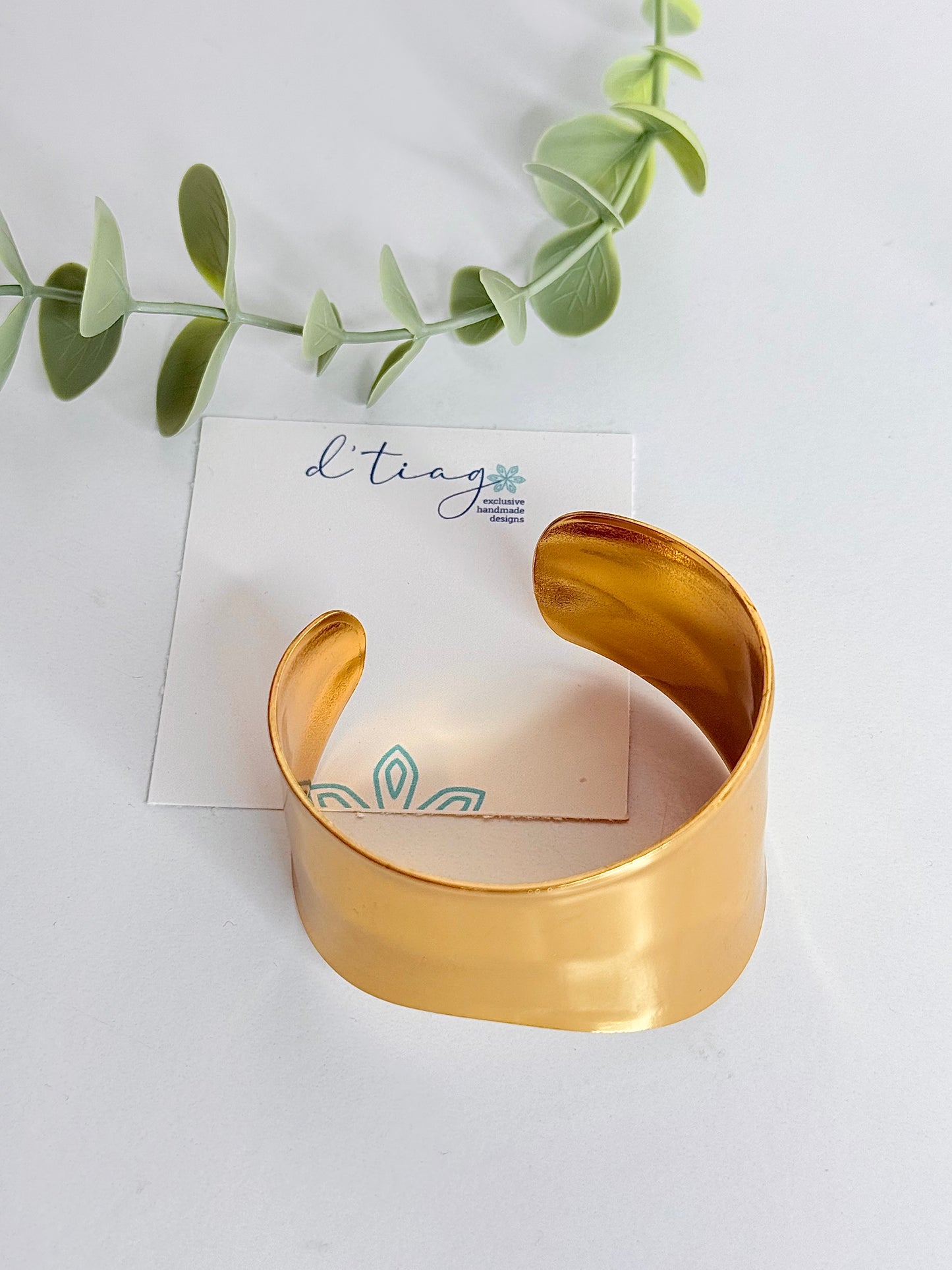 Bold Gold Cuff Bracelet