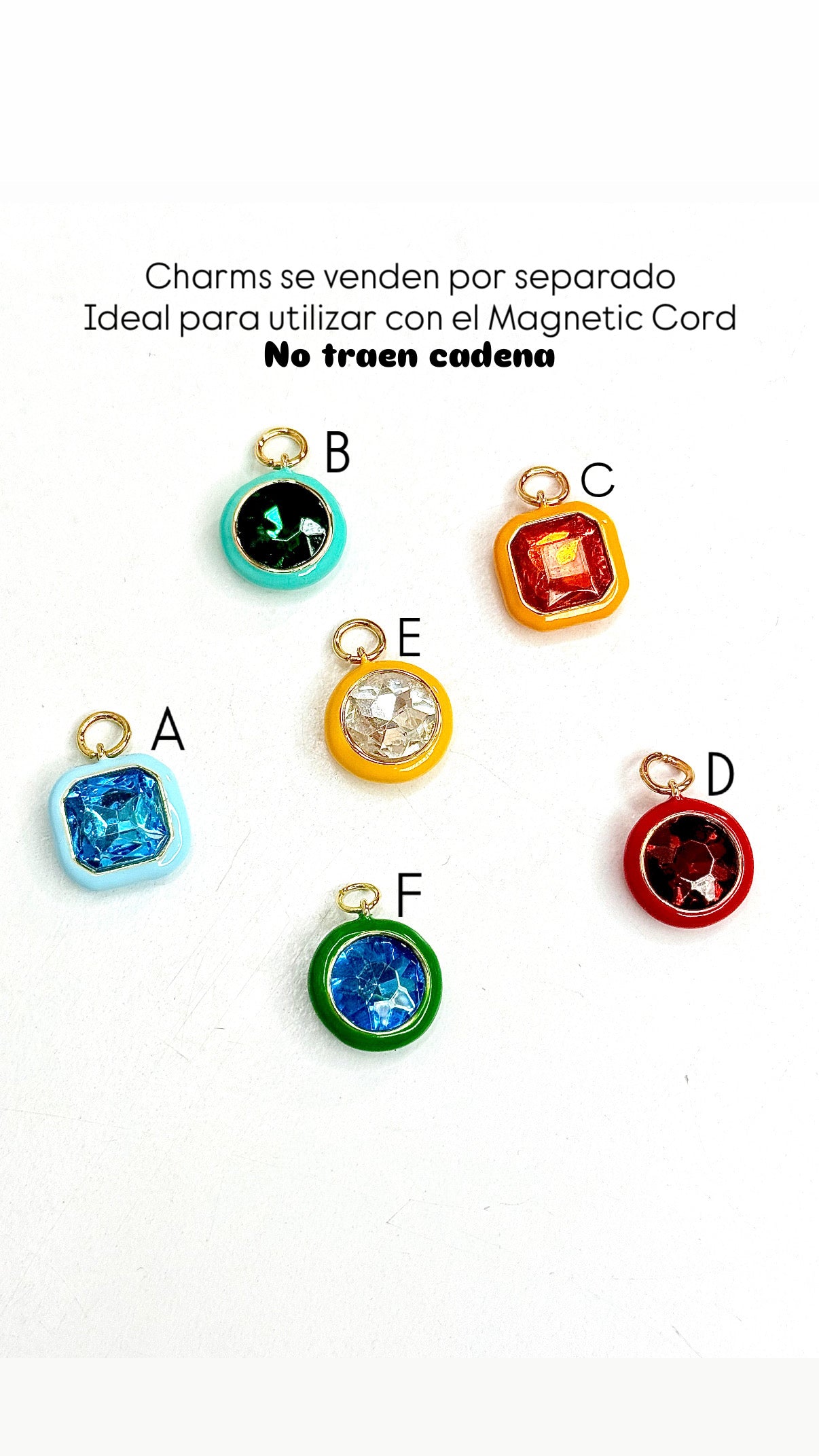 Charm Bar for Magnetic Necklace (se venden por separado)