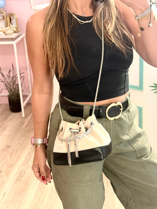 Zara Bag Crema y Negra