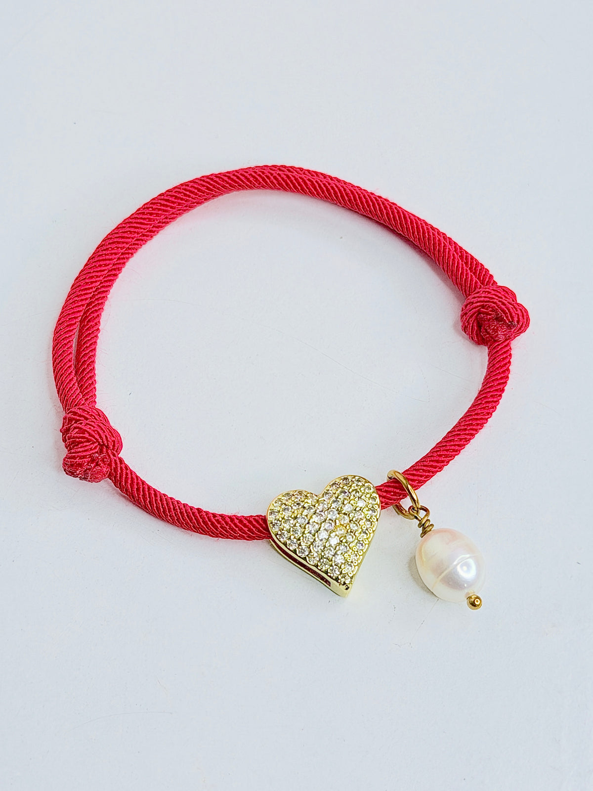 Mila Heart Bracelet (rojo)