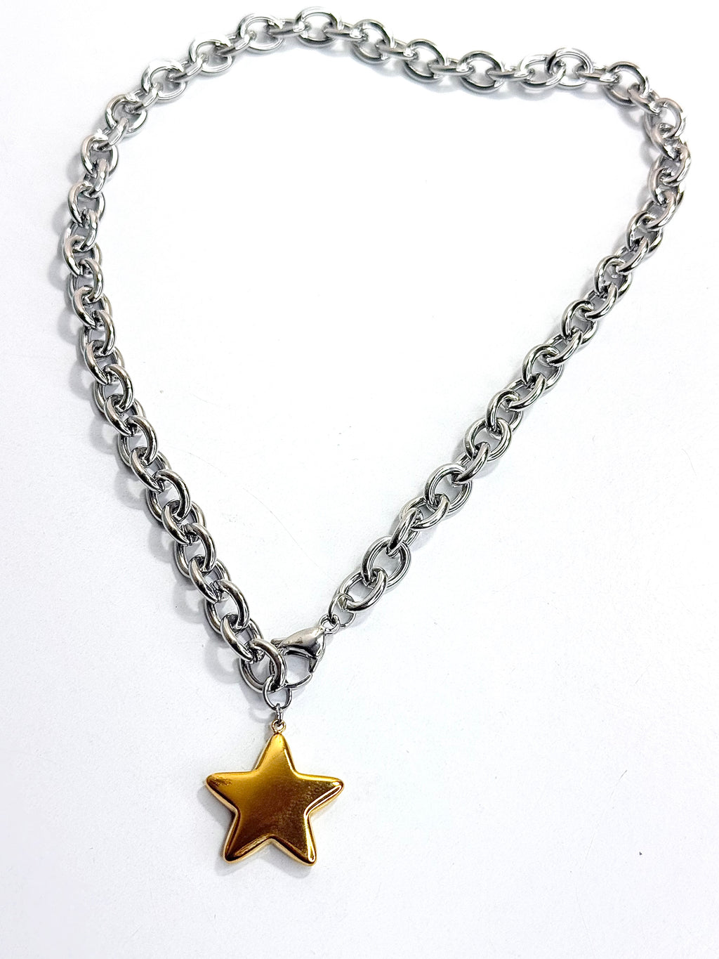 Star 2 tone Necklace
