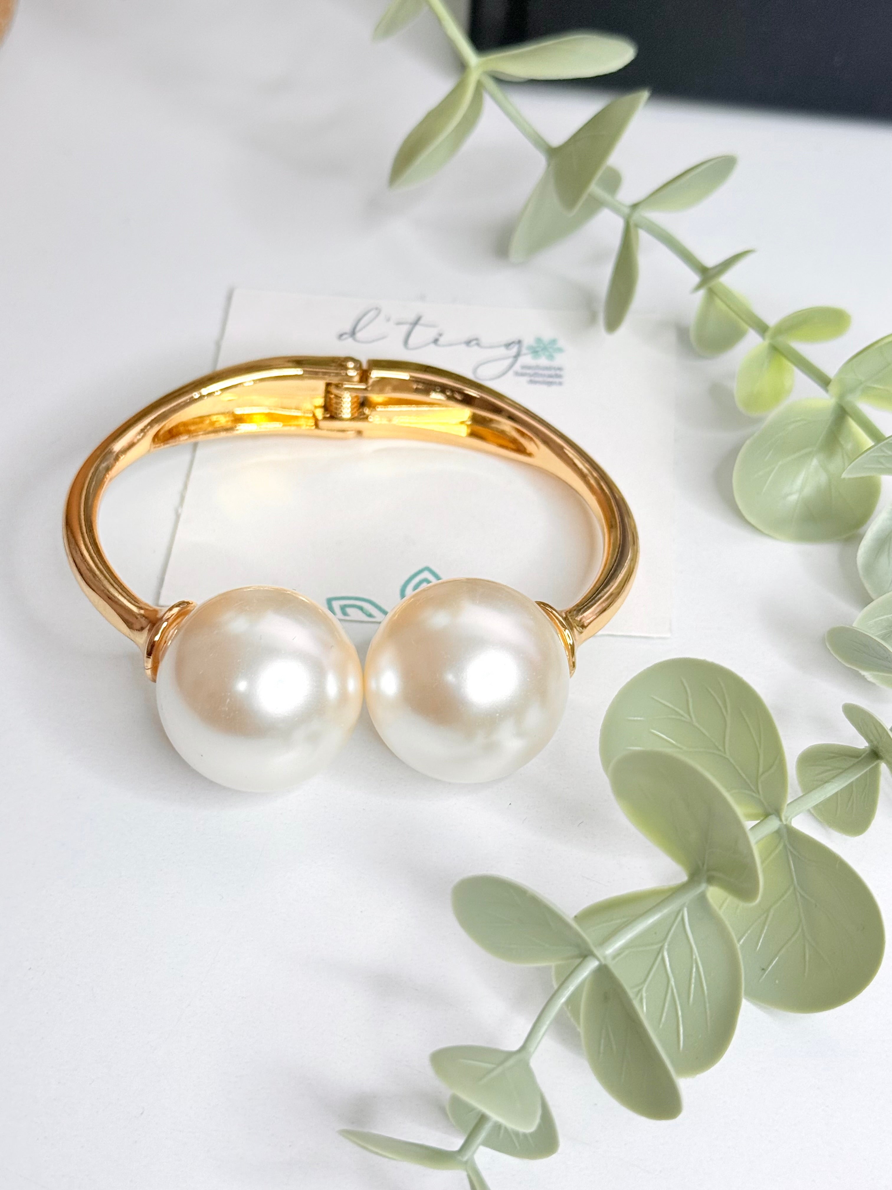 Renata Pearl Cuff Bracelet