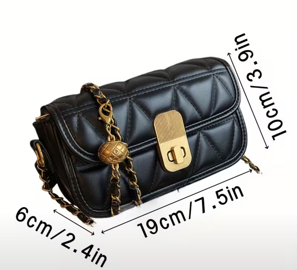 Black D3 Zara Bag
