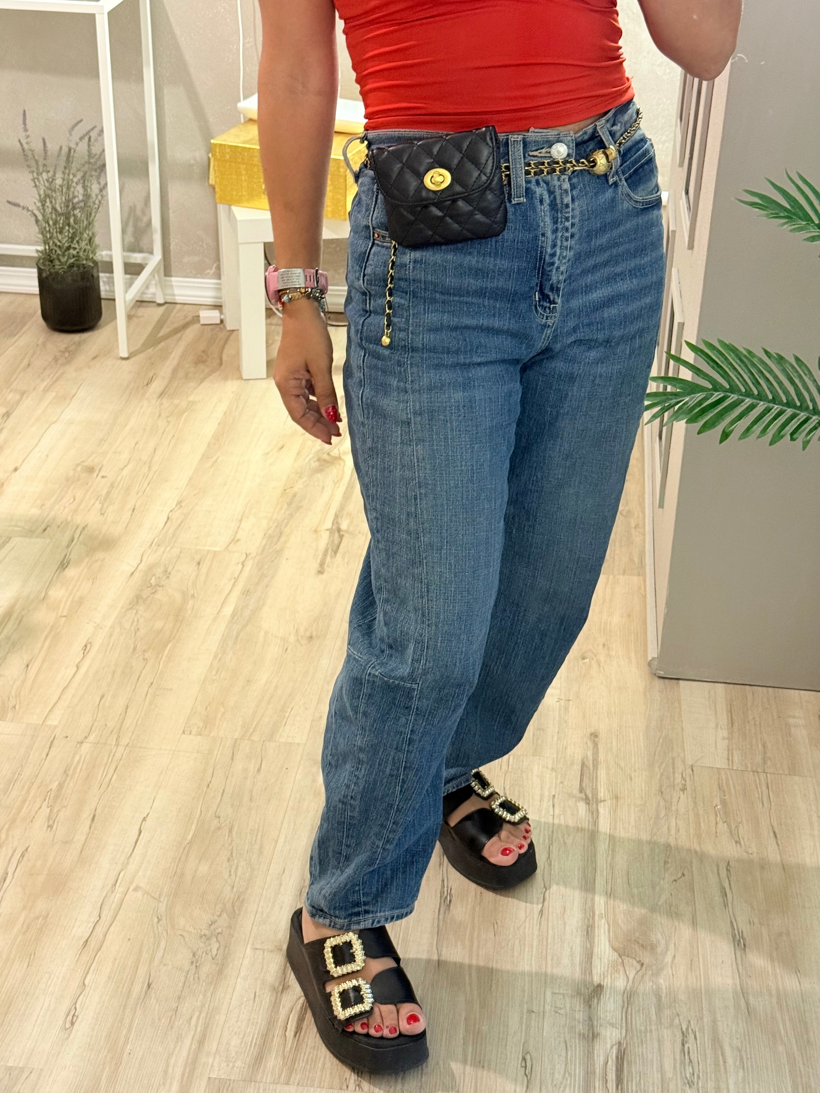 Black Belt Zara Bag (estilo correa)