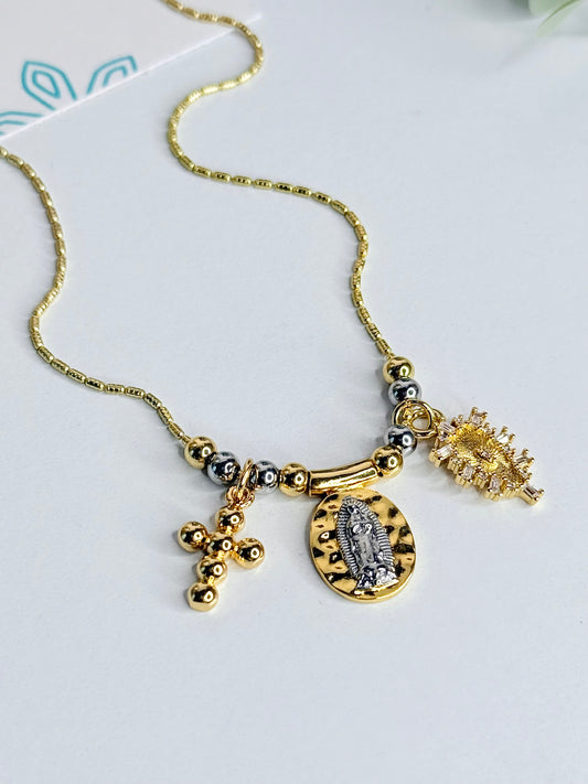 Virgen de Guadalupe Necklace