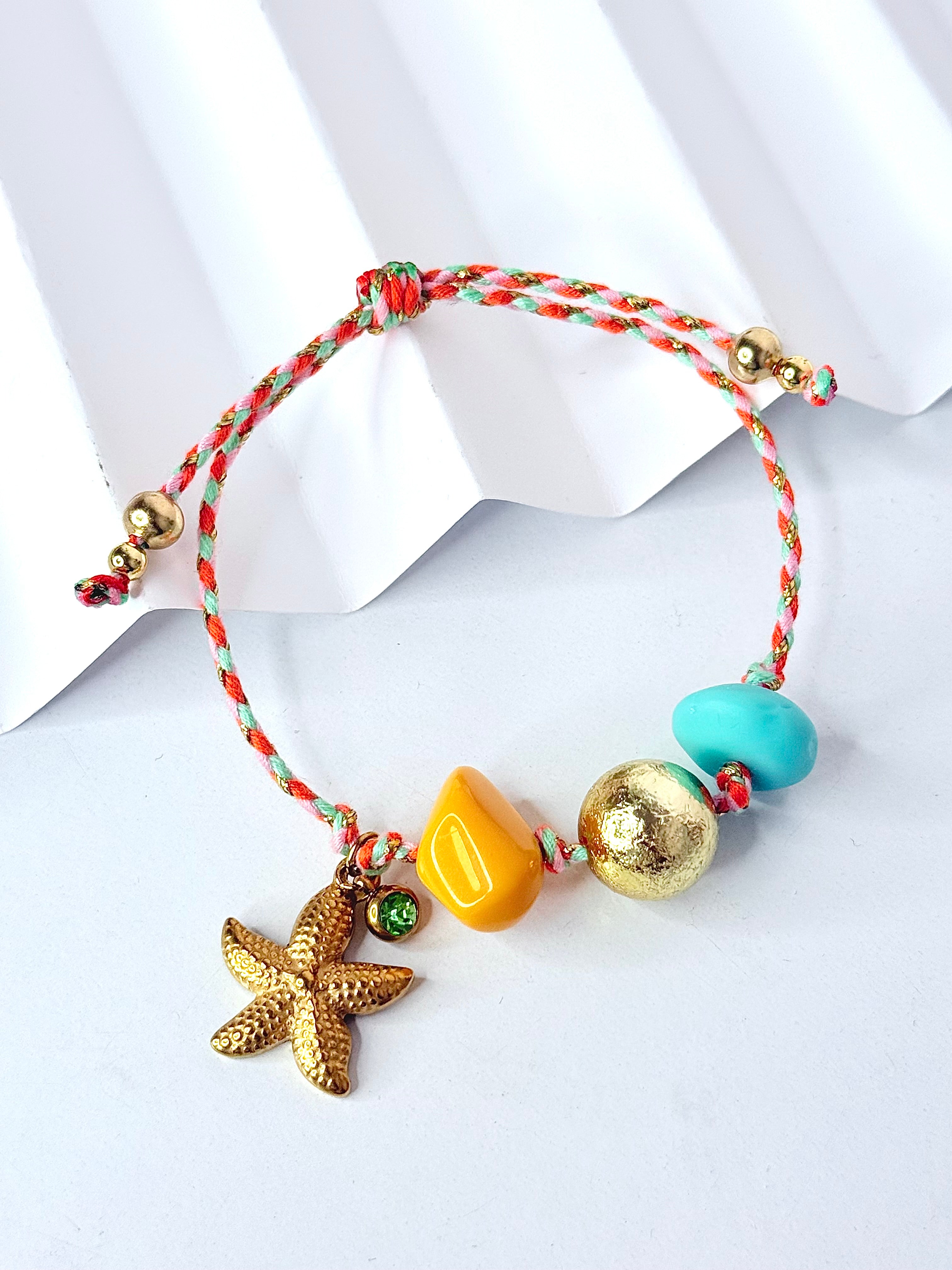 Orange Star Bracelet
